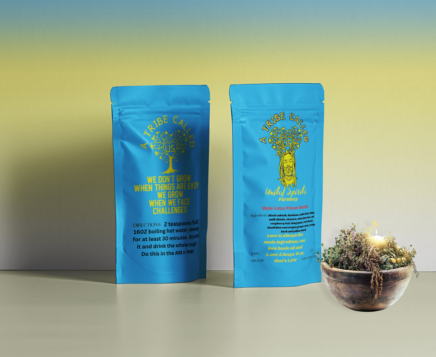 Lotus Flower Bomb Tea Fibroids remover/ PCOS endometriosis