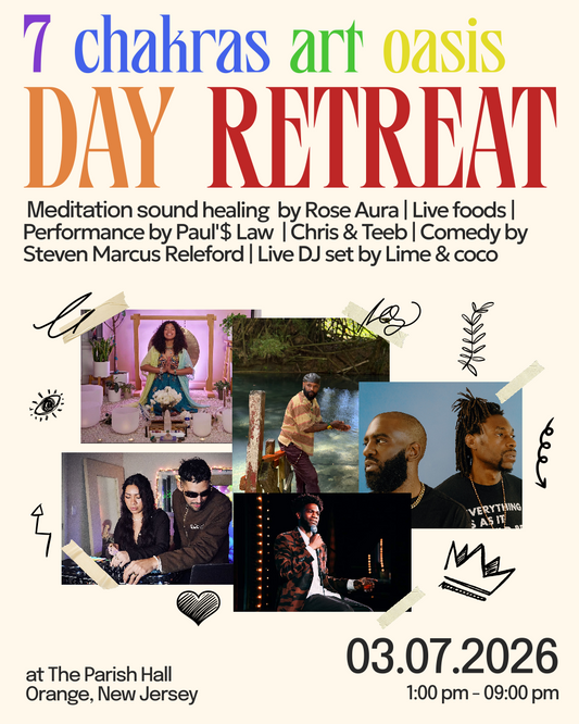 7 Chakras art oasis day treatment - HALF DAY